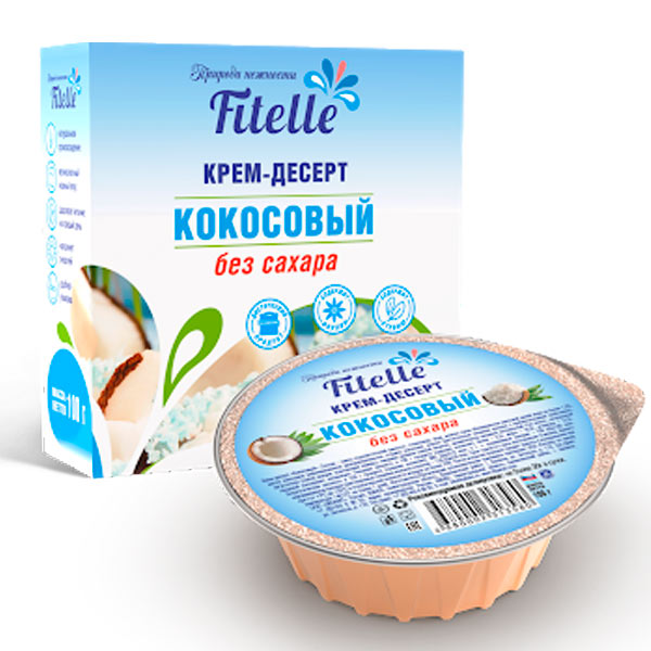 Крем-десерт Кокосовый, 100 гр